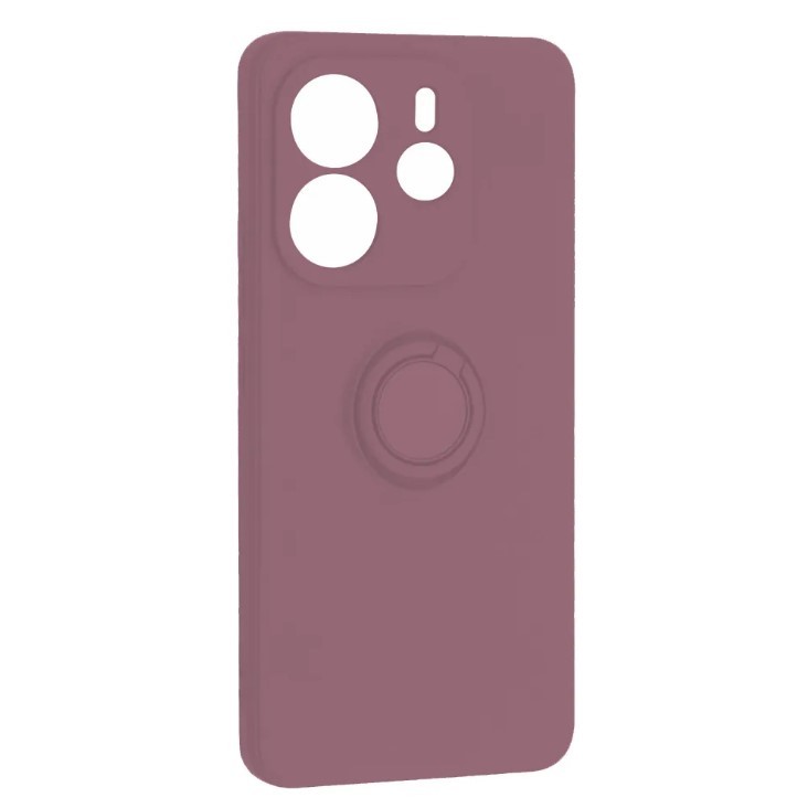 Чохол ColorRing з кільцем для Xiaomi Redmi Note 14 4G EU Cherry Purple-0