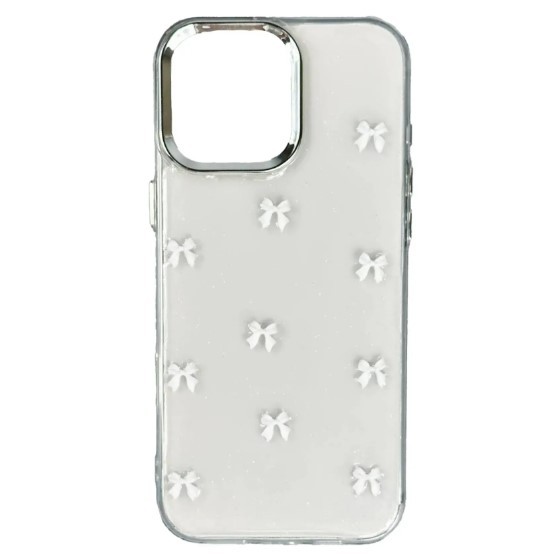 Накладка Shiny Crystal bow для Xiaomi Redmi Note 14S 4G/Note 13 Pro 4G/Poco M6 Pro (White)-0