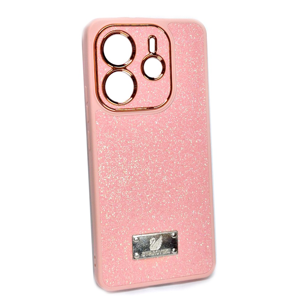 Накладка Sand Crystal SW для Xiaomi Redmi Note 14 4G (Pink)-0