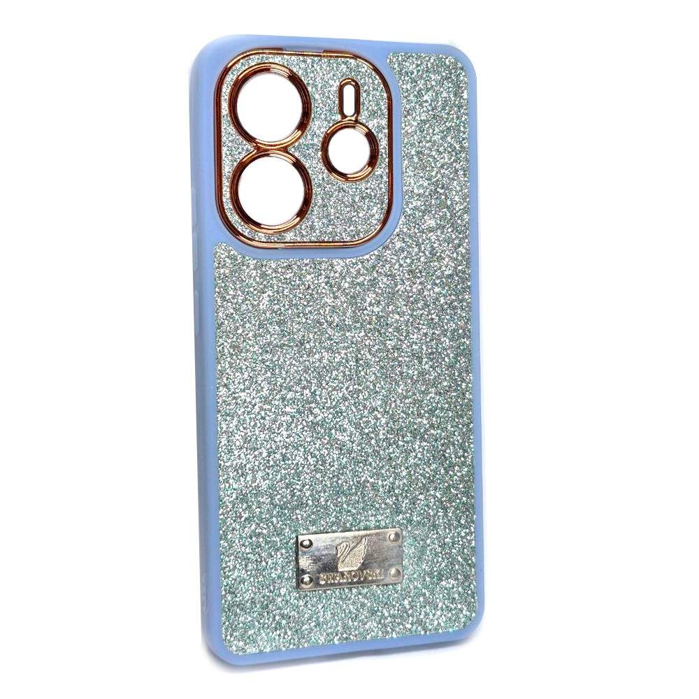 Чохол Sand Crystal SW для Xiaomi Redmi Note 14 4G (Blue)-0