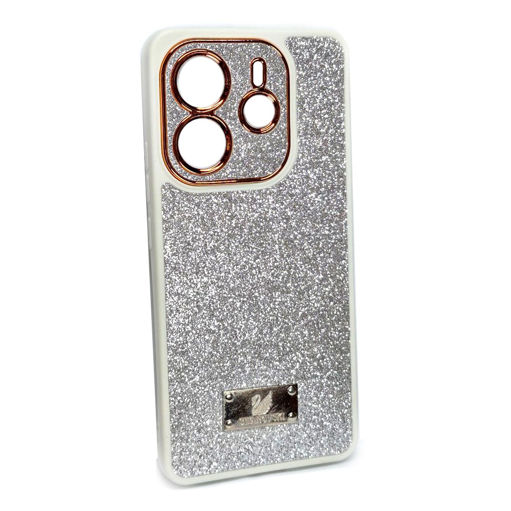 Чохол Sand Crystal SW для Xiaomi Redmi Note 14  4G (Silver)-0