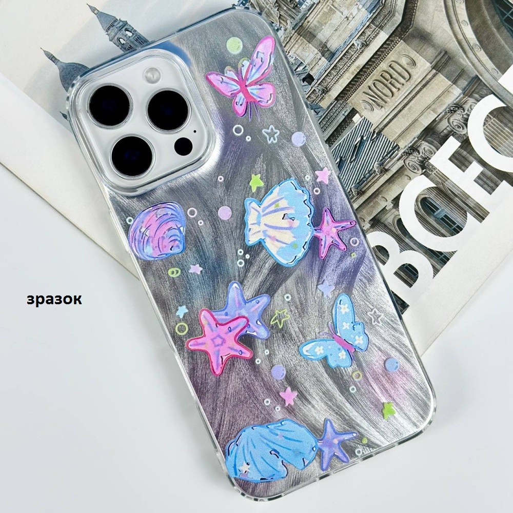 Накладка Nacre Print для Xiaomi Redmi Note 14 Pro 4G Sea-0