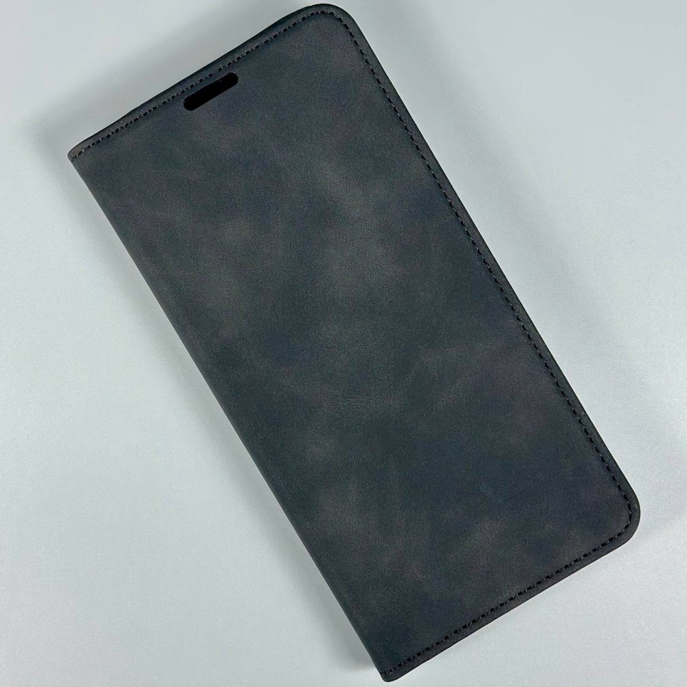 Книжка Armor case velours для Xiaomi Redmi Note 14 4G чорна-0