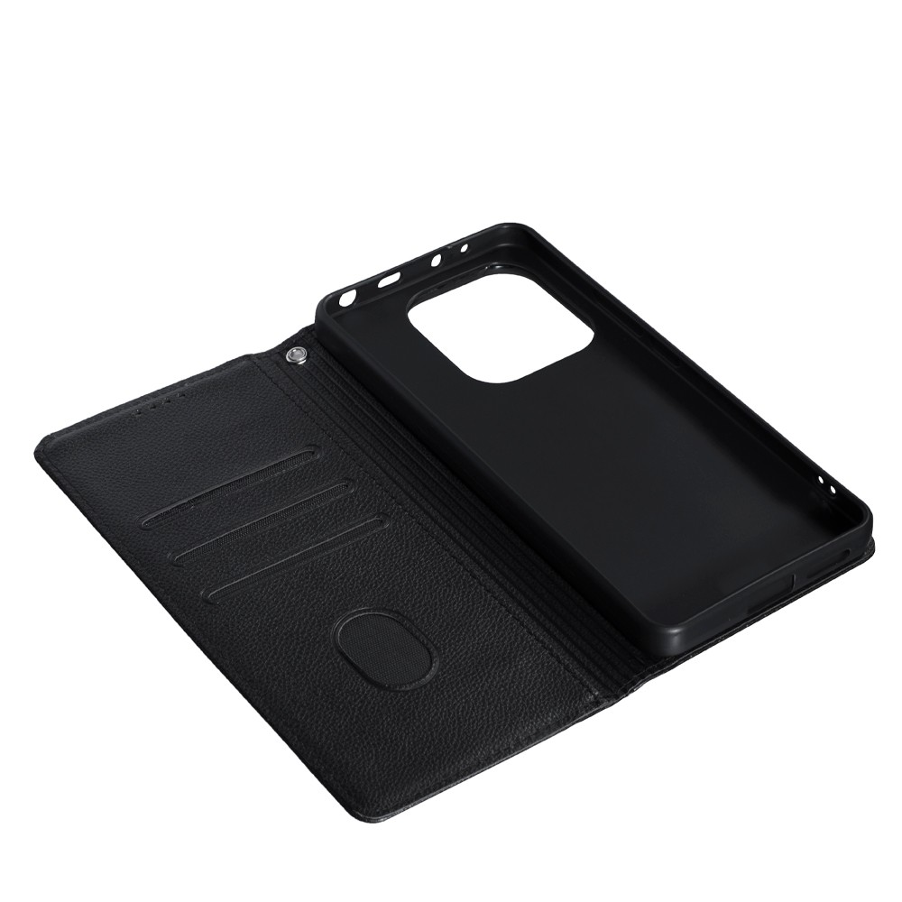 Книжка Deluxe для Xiaomi Redmi Note 14 (4G) (UA/EU) Чорна-2