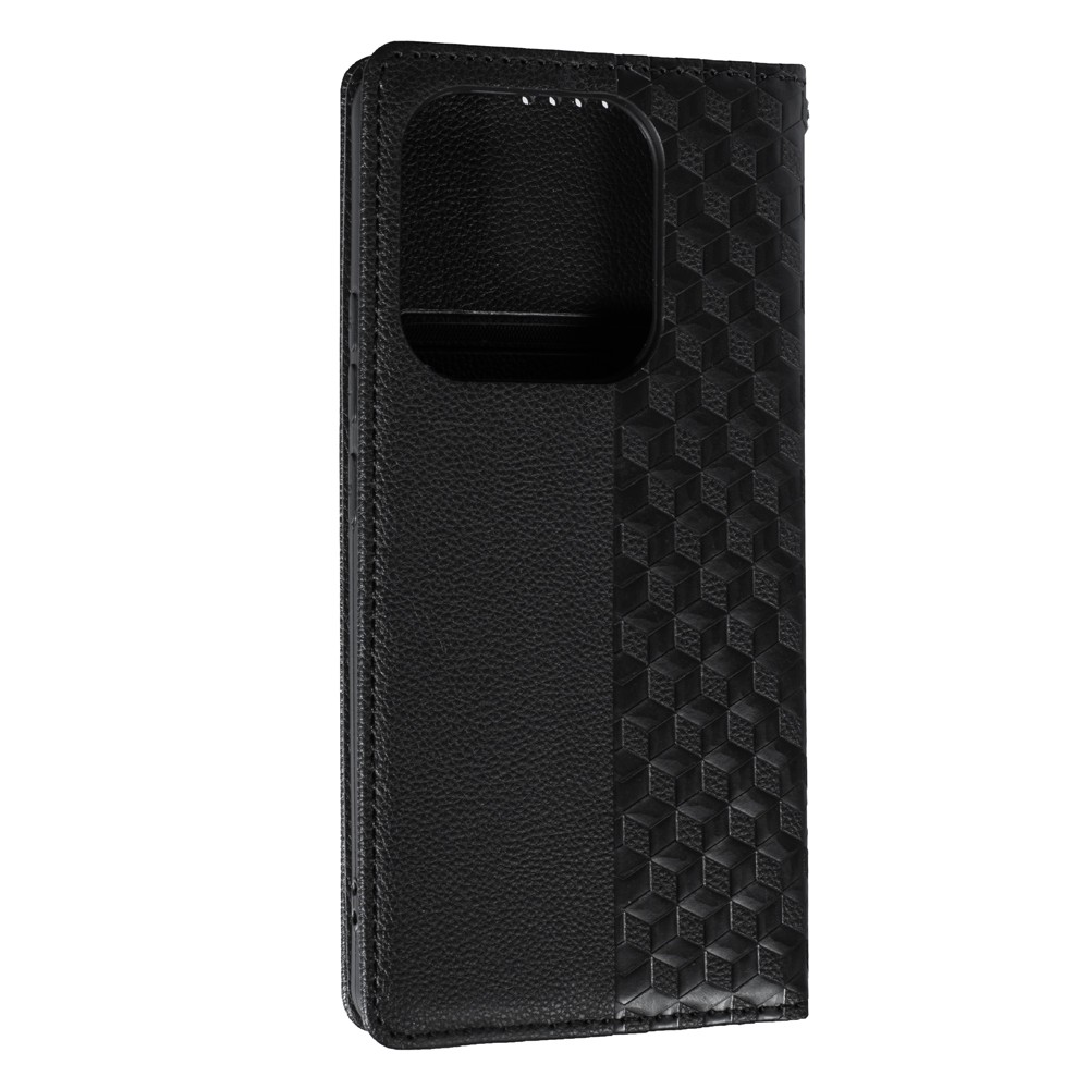 Книжка Deluxe для Xiaomi Redmi Note 14 (4G) (UA/EU) Чорна-1