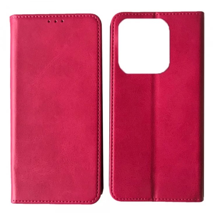 Книжка Black TPU Magnet для Xiaomi Redmi Note 14 4G EU рожева-0