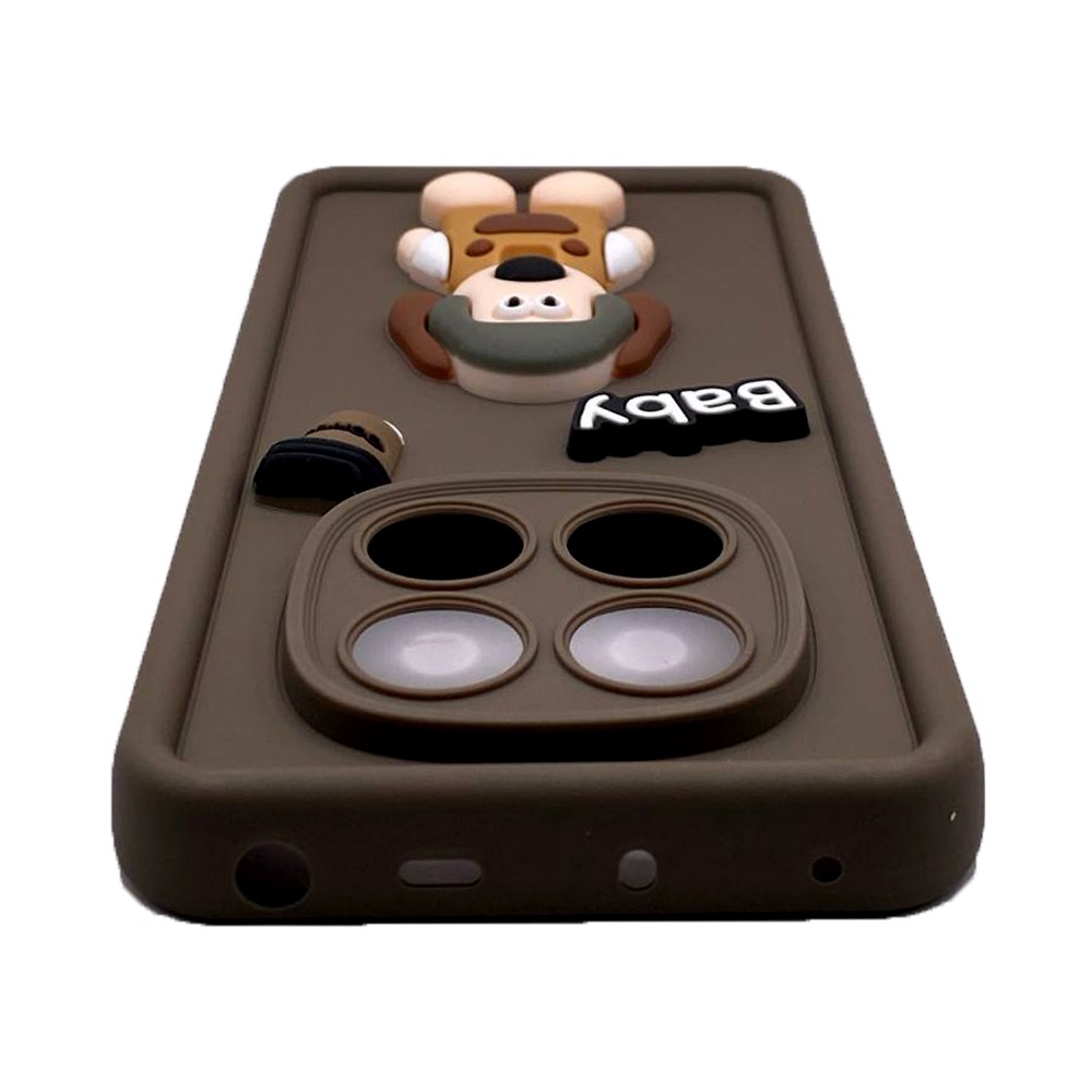 Чохол Pretty Toys для Xiaomi Redmi Note 14 Pro 4G (brown/baby)-2