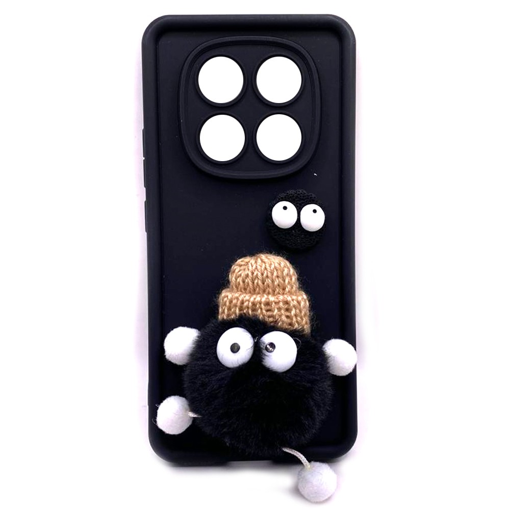 Чохол Pretty Toys для Xiaomi Redmi Note 14 Pro 4G (black/fluffy black)-0