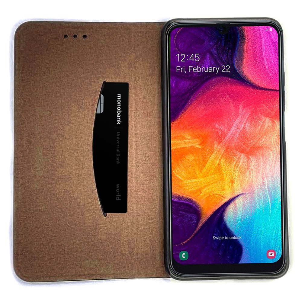 Книжка LEATHER для Xiaomi Redmi Note 14 Pro 4g коричнева-1