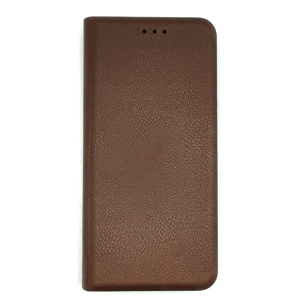 Книжка LEATHER для Xiaomi Redmi Note 14 Pro 4g коричнева-0