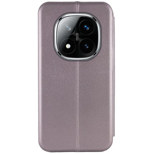 Книжка Premium для Xiaomi Redmi Note 14 Pro 4G / Note 14 Pro 5G / Note 14 Pro Plus 5G сіра-1