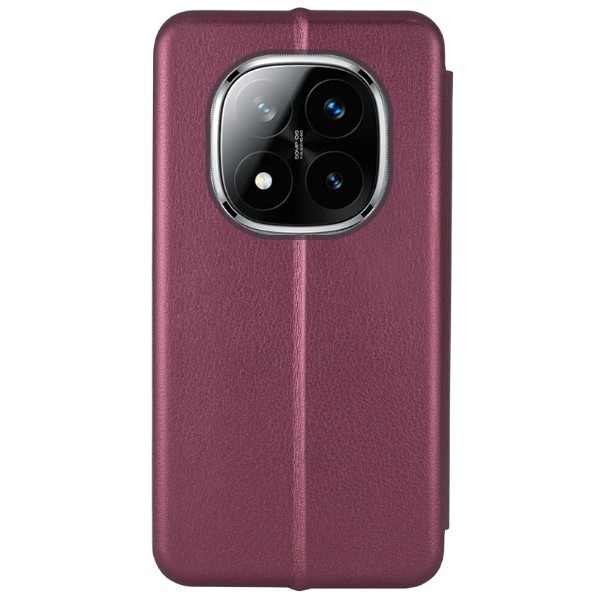 Книжка Premium для Xiaomi Note 14 Pro 4G марсала-1