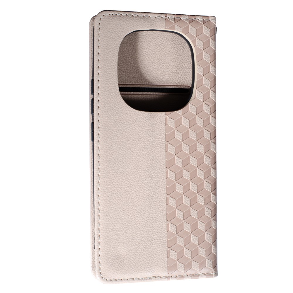 Книжка Deluxe для Xiaomi Redmi Note 14 Pro Plus 5G Pink Sand-1