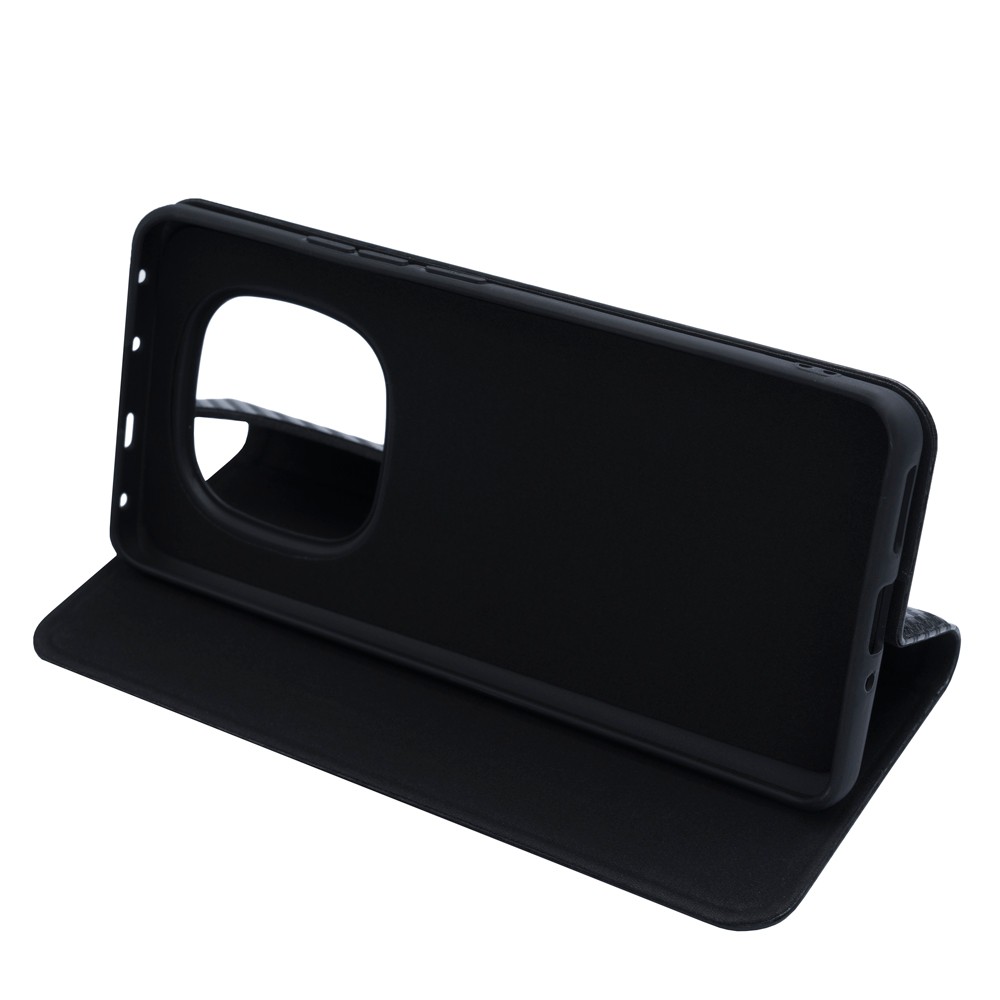 Книжка FLIP COVER Carbon для Xiaomi Redmi Note 14 Pro Plus 5G Black-3