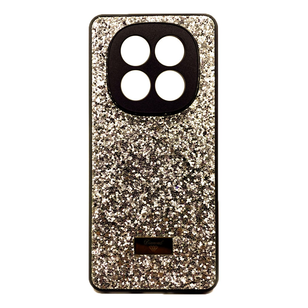 Накладка Bling Grainy Diamond Separate Camera для Xiaomi Redmi Note 14 Pro 5G / Poco X7 (Світло золота)-0