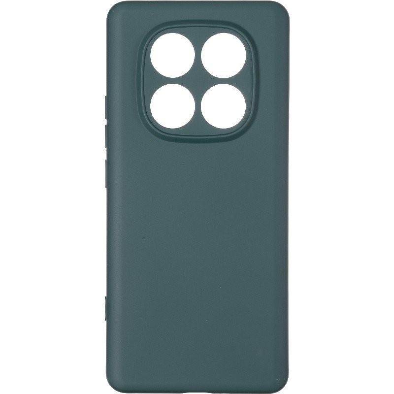 Silicone Case Full Camera no logo для Xiaomi Redmi Note 15 Pro 4G (dark green)-0