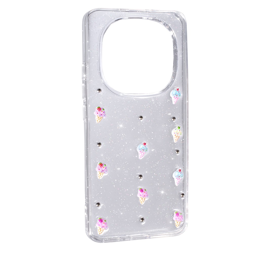 Чохол Shiny Crystal bow для Xiaomi Redmi Note 15 Pro (5G) Ice Cream-0