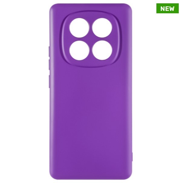 Silicone Case Full Camera no logo для Xiaomi Note 15 4G/5G Purple-0