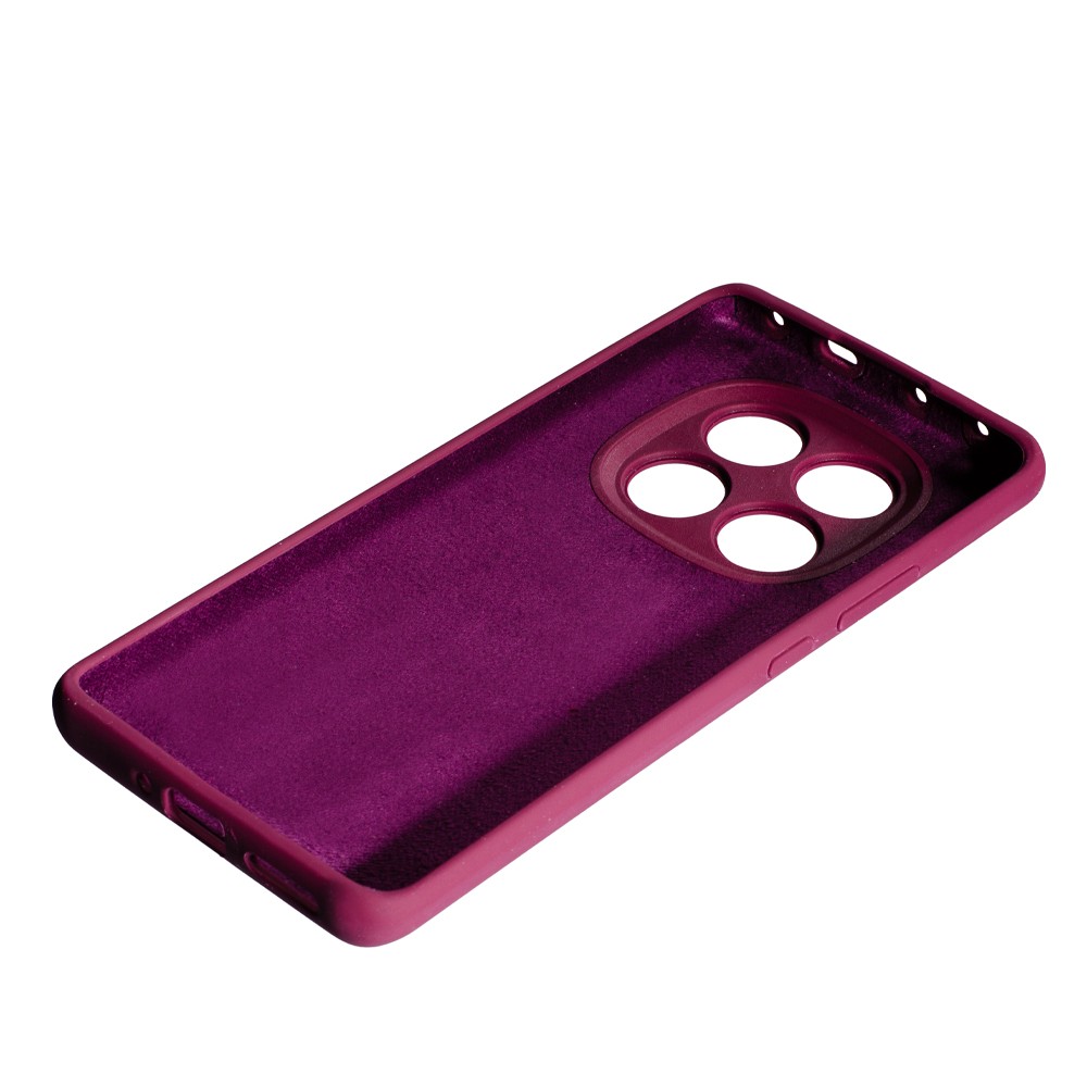 Silicone Case Full Camera no logo для Xiaomi Note 15 Pro 4G  Marsala-1