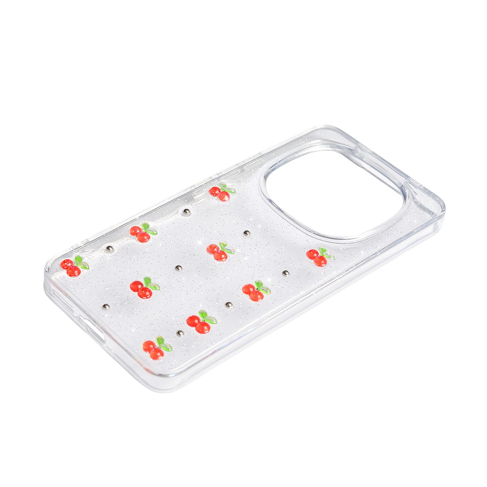 Чохол Shiny Crystal bow для Xiaomi Redmi Note 15 Pro (4G) Cherry-1