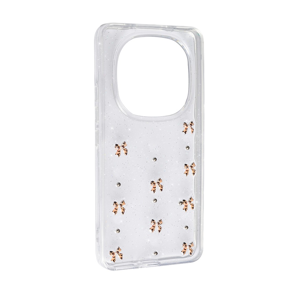 Чохол Shiny Crystal bow для Xiaomi Redmi Note 15 Pro (4G) (Leopard bows)-0