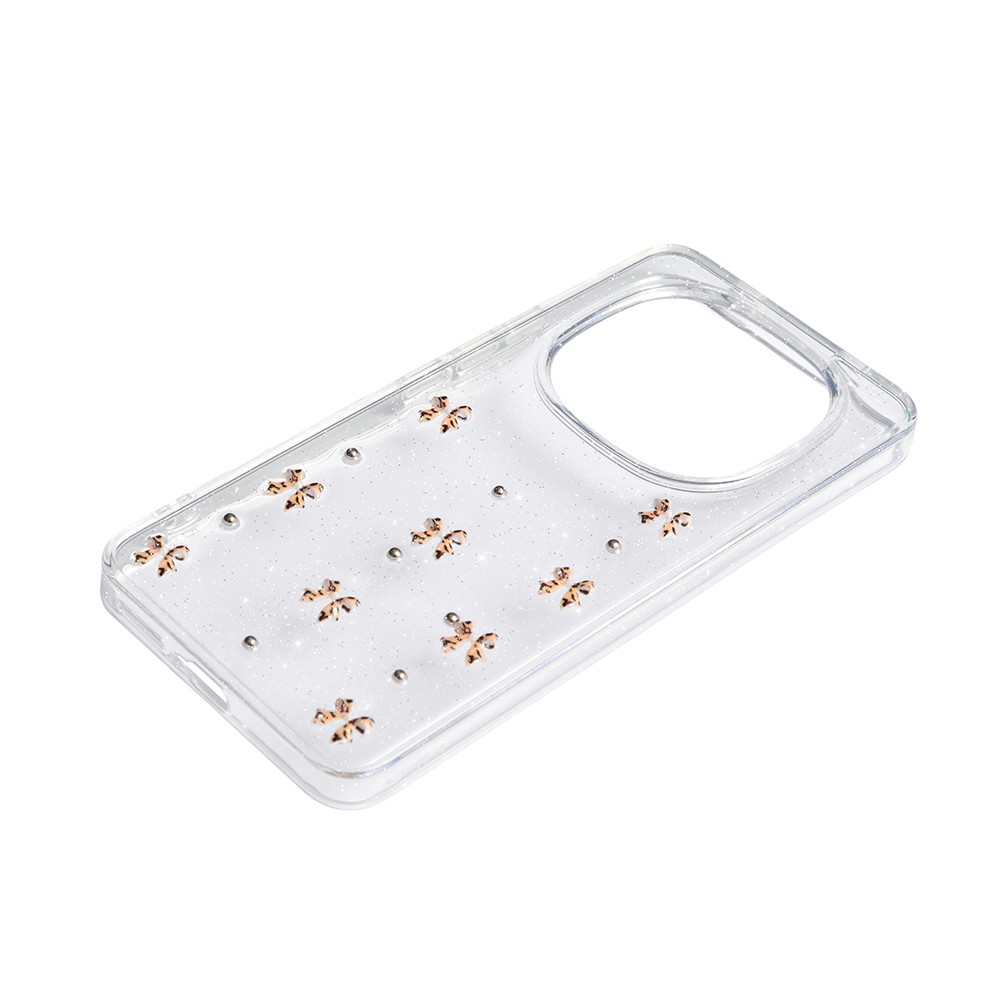 Чохол Shiny Crystal bow для Xiaomi Redmi Note 15 Pro (4G) (Leopard bows)-1