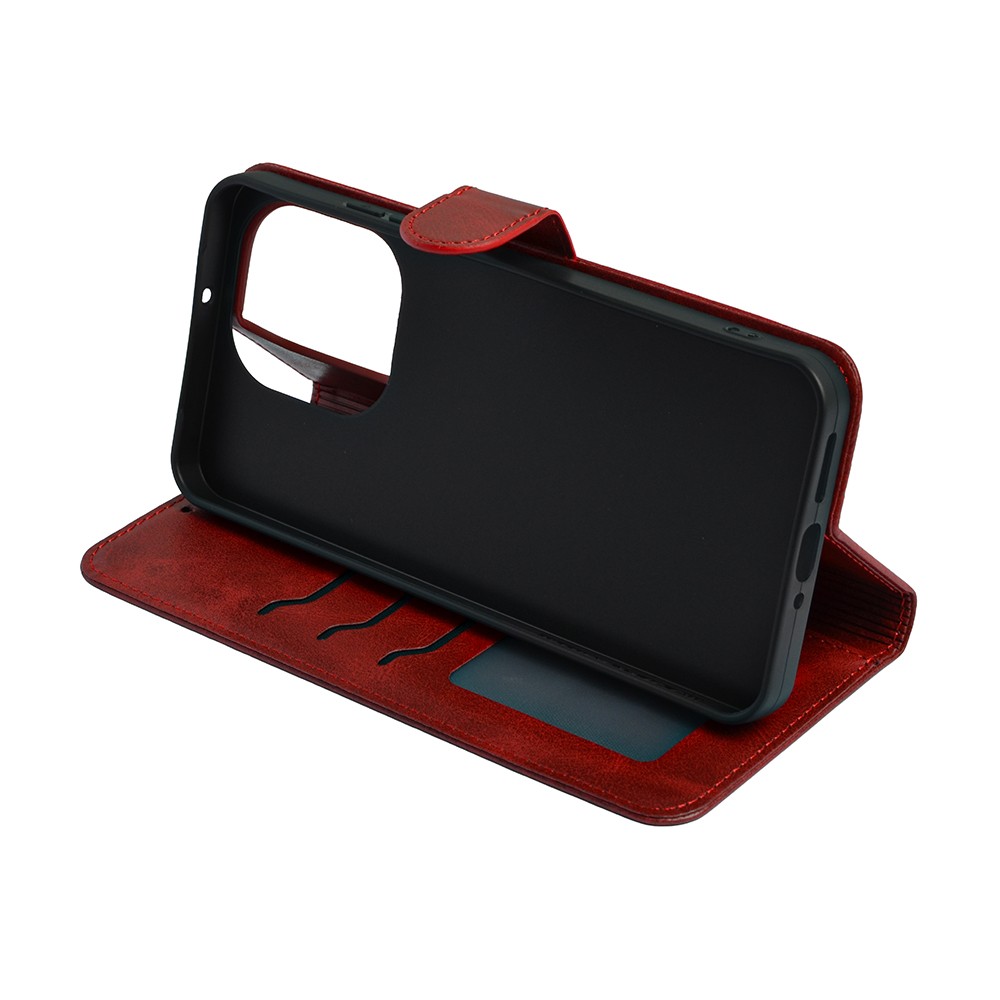 Книжка Business Flip для Xiaomi Redmi Note 17 Pro Max червона-3