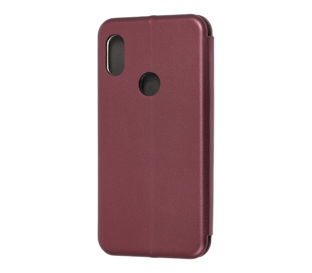 Книжка Premium для Xiaomi Redmi Note 6/Note 6 Pro бордова-1