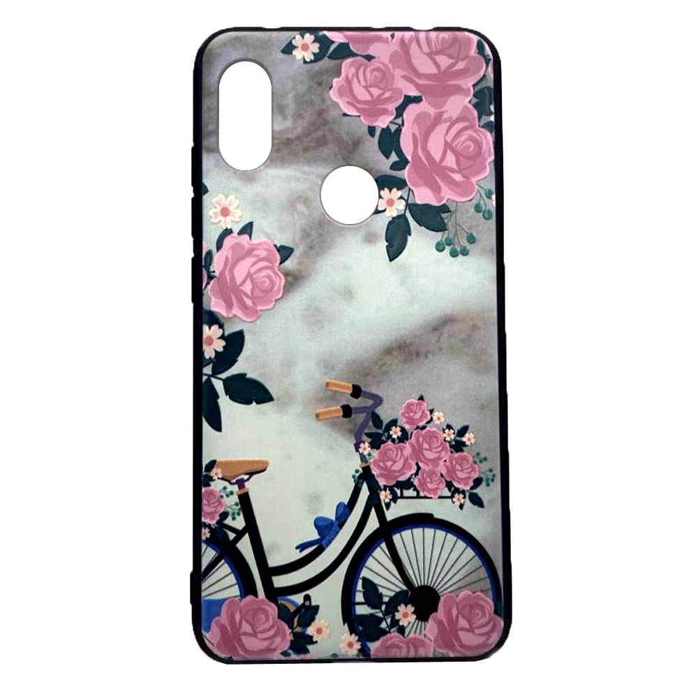 Накладка Flowers для Xiaomi Redmi Note 6 Велосипед-0