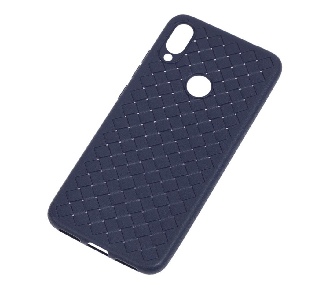 Чехол-накладка Woven  для  Xiaomi Redmi Note 7 синяя-1