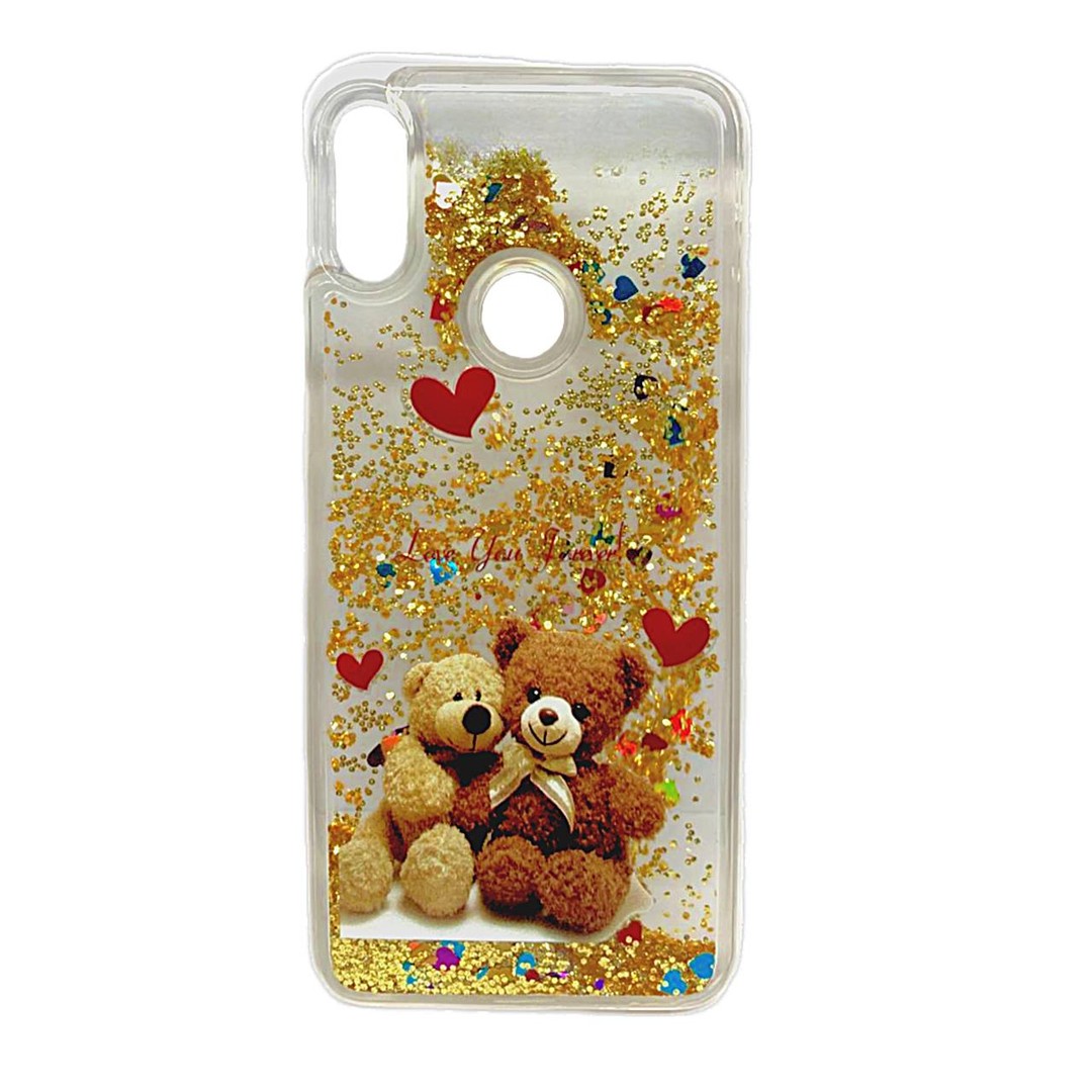 Накладка Fluid Painted для Samsung A10s Ведмедики (блисківки плавають)-0