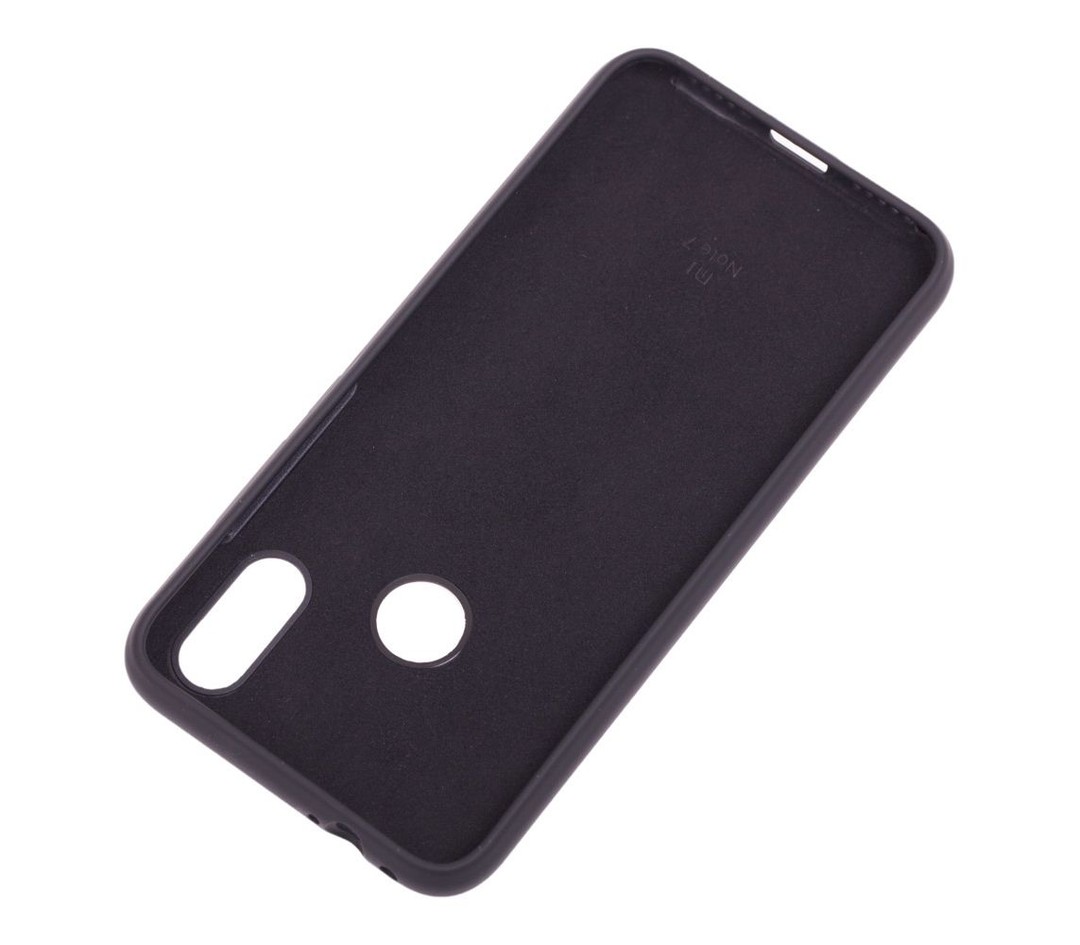 Silicone Cover Full Protective Xiaomi Redmi Note 7 (black)-2