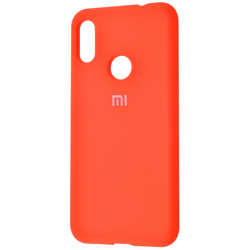 Silicone Cover Full Protective Xiaomi Redmi Note 7 (orange)-0