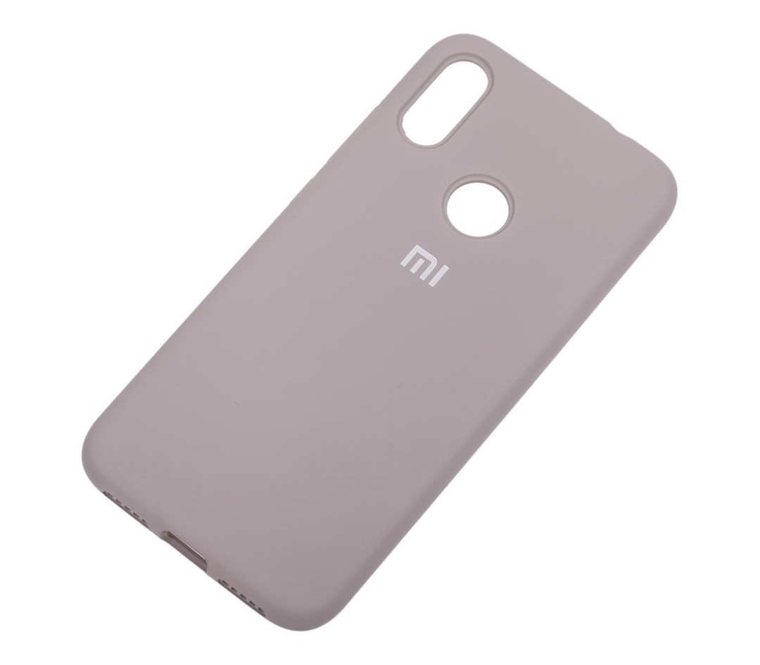 Silicone Cover Full Protective Xiaomi Redmi Note 7 (gray)-1