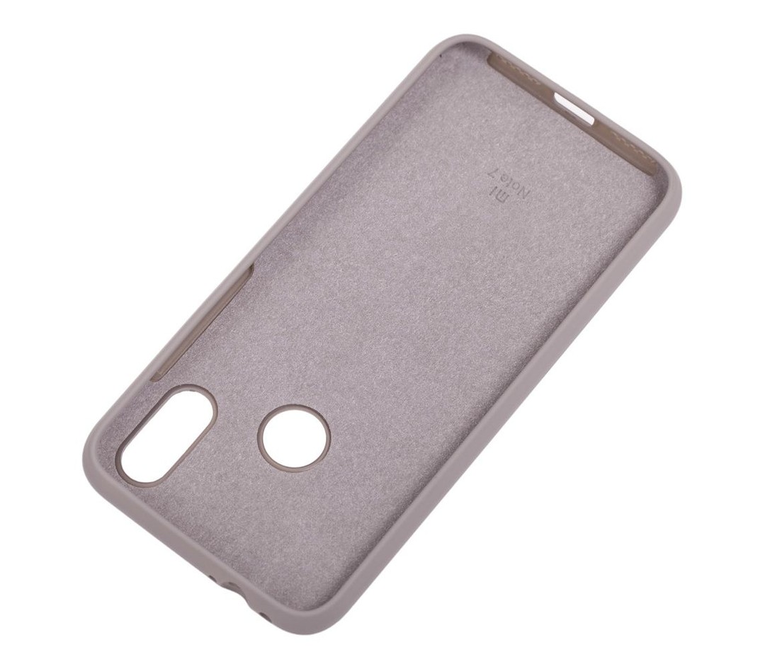 Silicone Cover Full Protective Xiaomi Redmi Note 7 (gray)-2