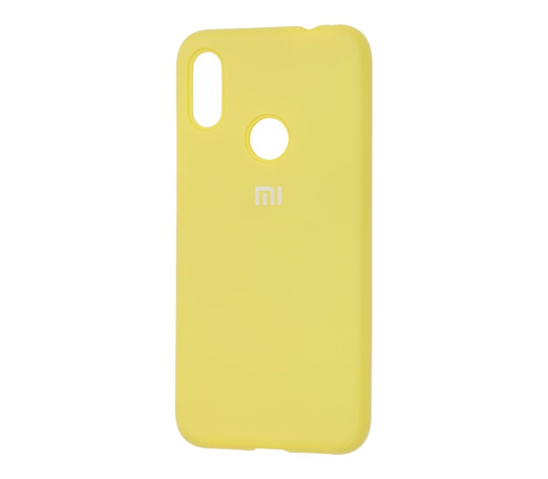 Silicone Cover Full Protective Xiaomi Redmi Note 7 (yellow)-0