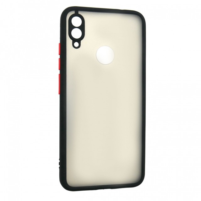 Накладка Totu Gingle Camera для Xiaomi Redmi Note 7 чорний з червоними кнопками-0