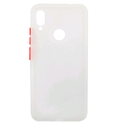 Накладка Totu Gingle для Xiaomi Redmi Note 7 білий з червоними кнопками-0