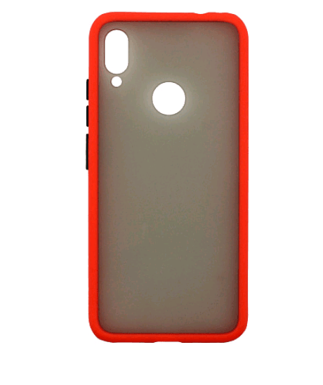 Накладка Totu Gingle для Xiaomi Redmi Note 7 червоний з чорними кнопками-0