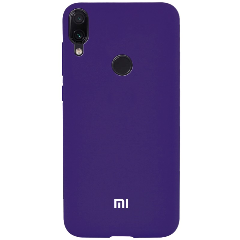 Чохол Soft-touch logo для Xiaomi Redmi Note 7 (Purple)-0