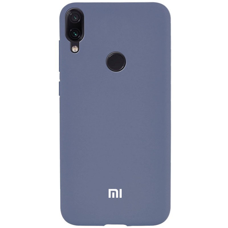 Чохол Soft-touch logo для Xiaomi Redmi Note 7 (Lavender)-0