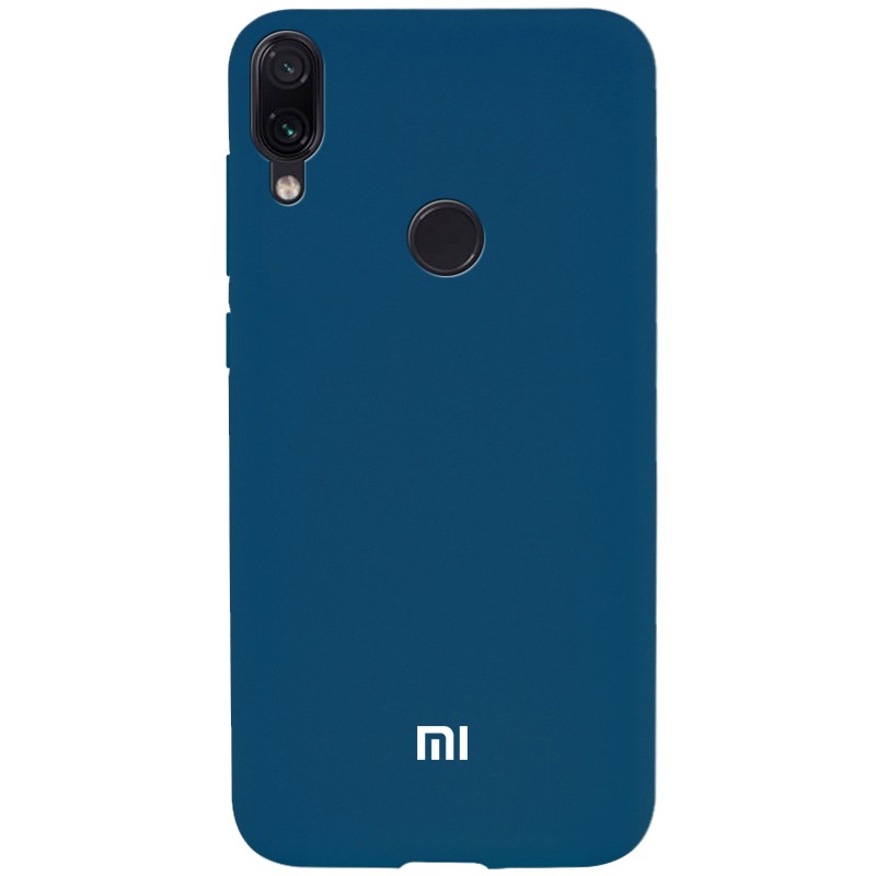 Чохол Soft-touch logo для Xiaomi Redmi Note 7 (Cobalt)-0