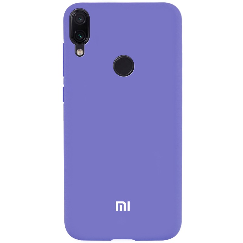 Чохол Soft-touch logo для Xiaomi Redmi Note 7 (Violet)-0