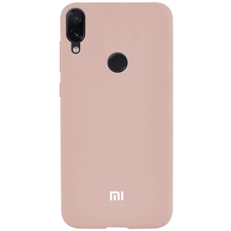 Чохол Soft-touch logo для Xiaomi Redmi Note 7 (Pink sand)-0