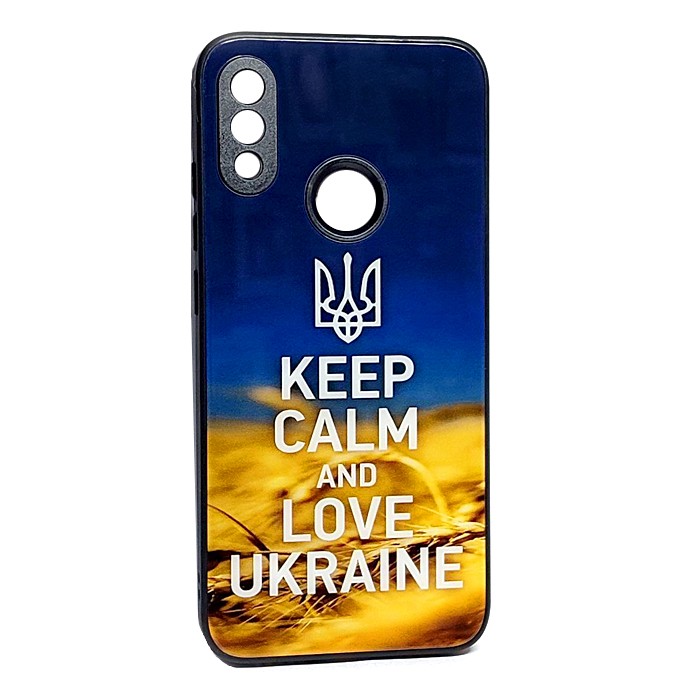 Накладка Marble Clouds для Xiaomi Note 7 KEEP CALM (скляний)-0