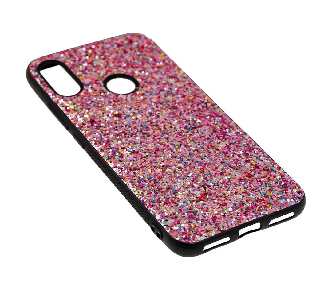 Чохол Glitter Crystal для Xiaomi Redmi Note 7 (Рожевий)-1