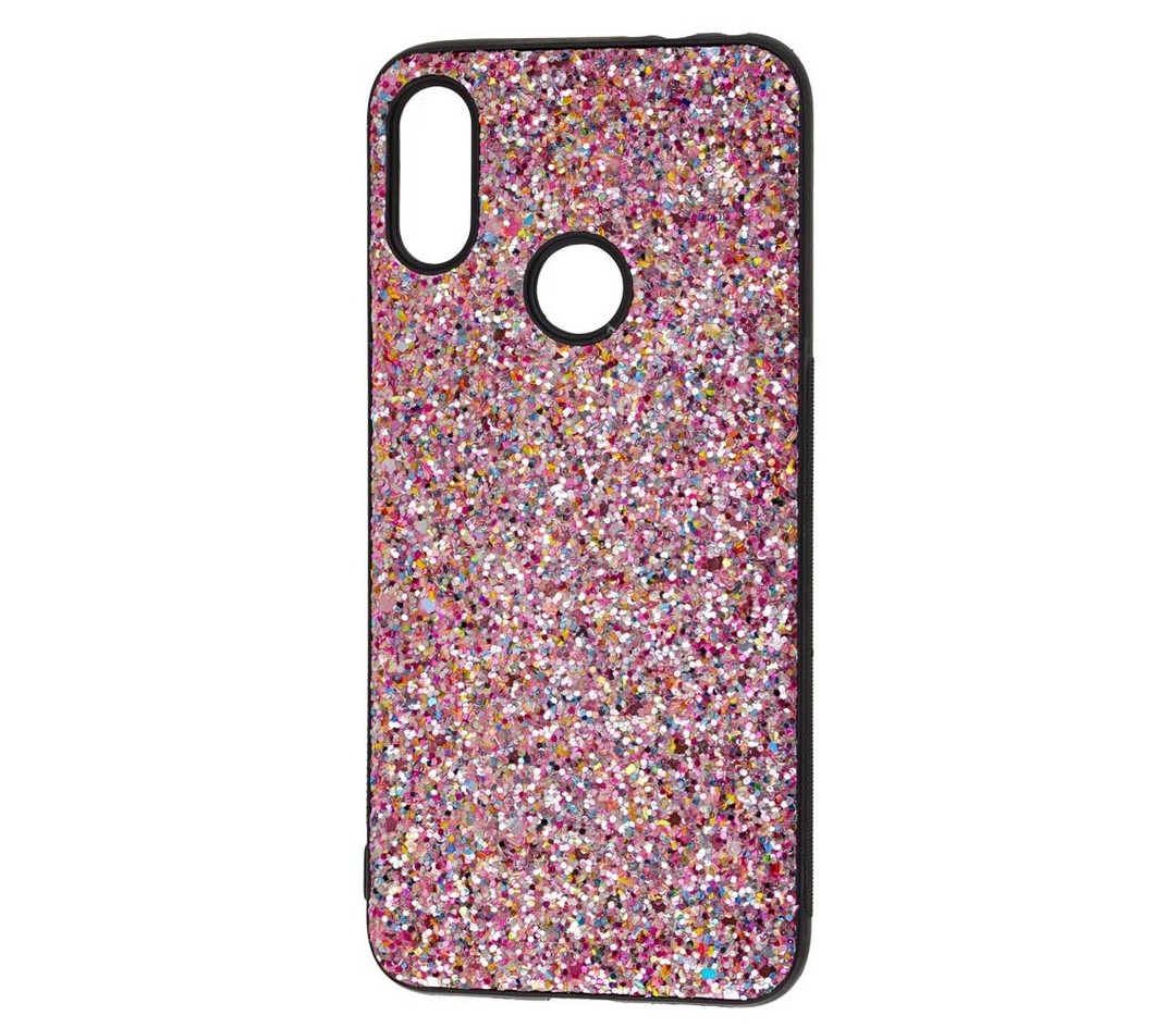 Чохол Glitter Crystal для Xiaomi Redmi Note 7 (Рожевий)-0