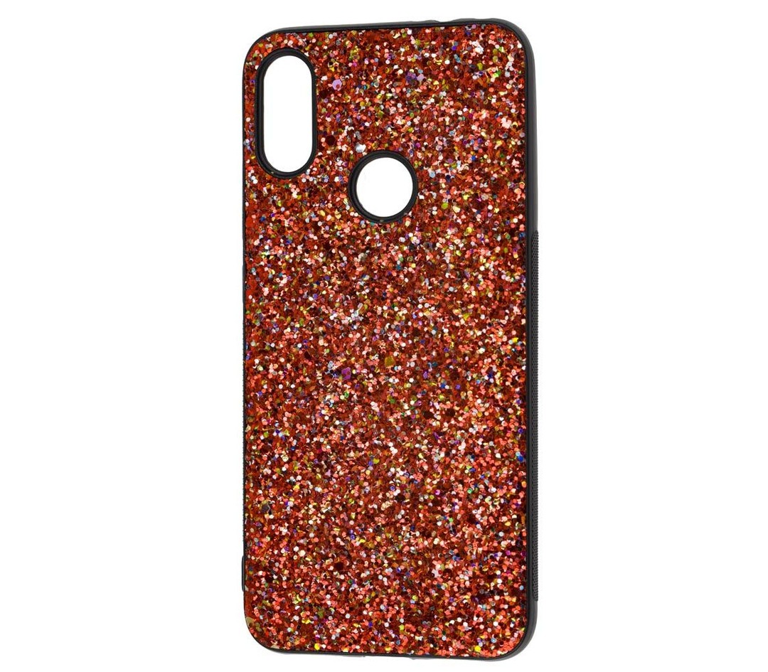 Чохол Glitter Crystal для Xiaomi Redmi Note 7 (Червоний)-0