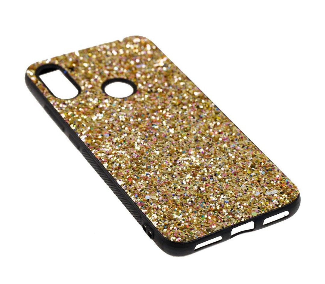 Чохол Glitter Crystal для Xiaomi Redmi Note 7 (Золотий)-1