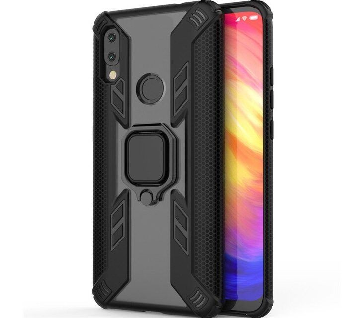 Чохол Combo Ring для Xiaomi Redmi Note 7 чорний-0